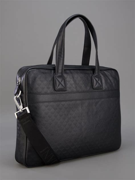 man bag armani|emporio armani laptop bag.